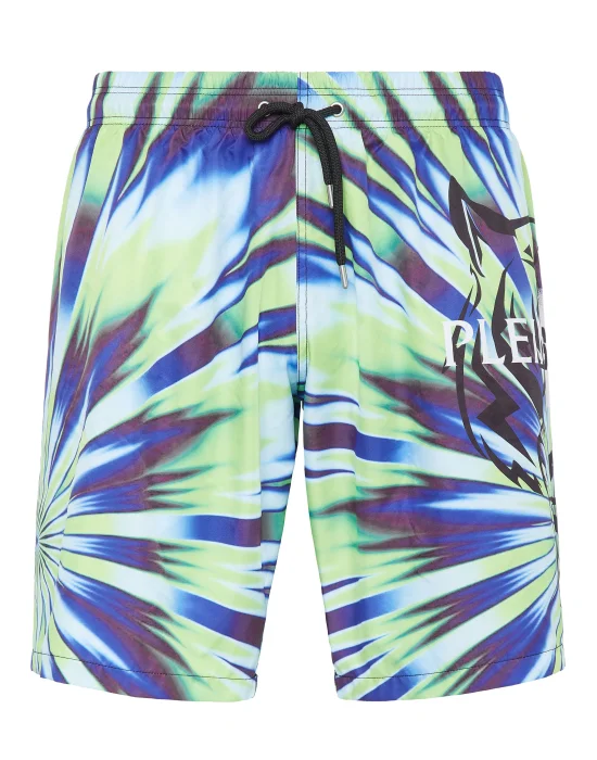 Tie-Dye Swim-Trunks Tiger