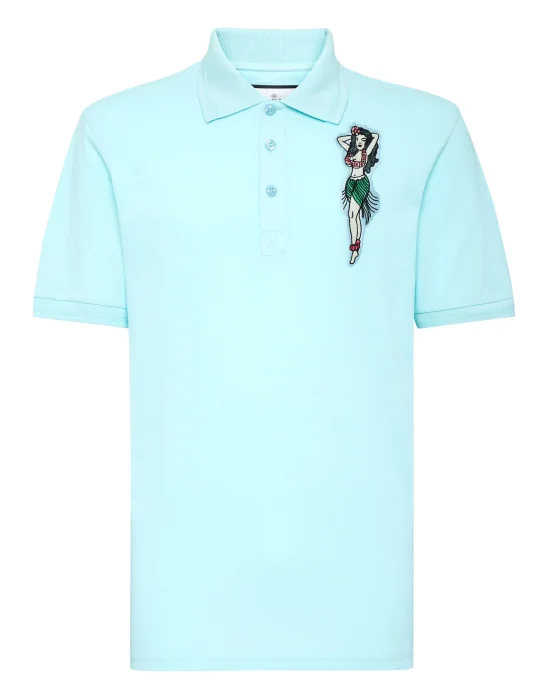 Slim Fit Polo shirt SS Hawaii