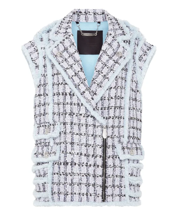 Oversize Tweed Gilet