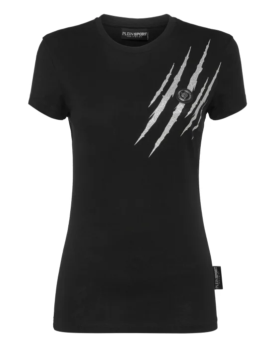 T-shirt Round Neck Sexy Pure Fit Scratch