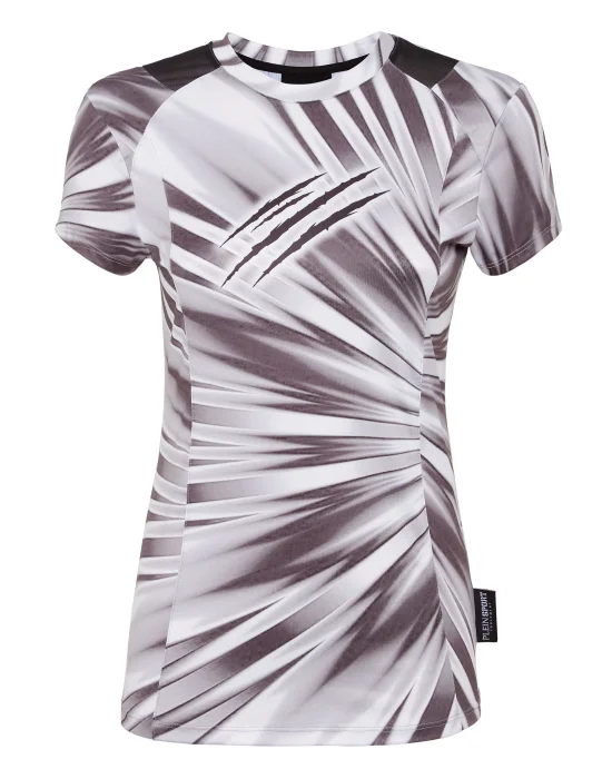 Tie-dye T-shirt Round Neck SS Scratch