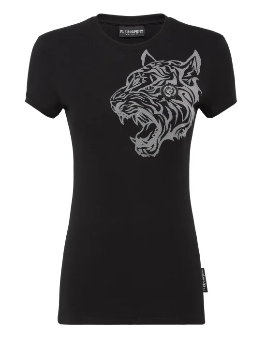 T-shirt Round Neck Sexy Pure Fit Tiger