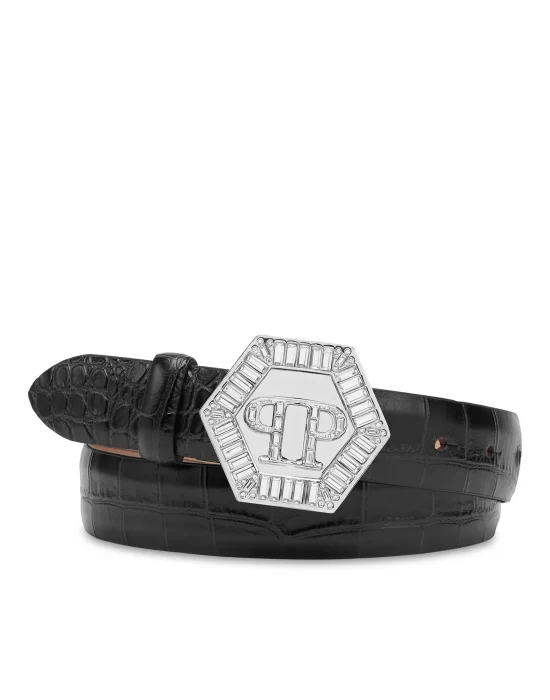 Crocco Printed Belt Hexagon