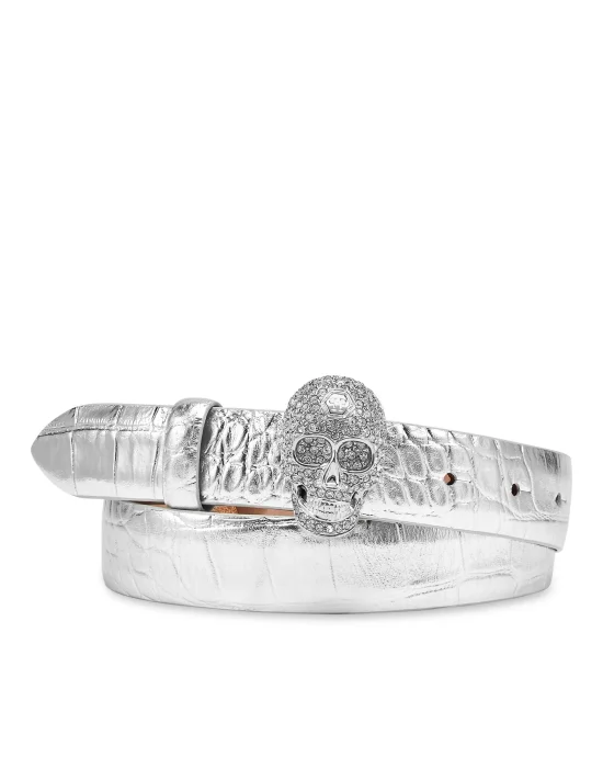 Crocco Printed Belt Skull