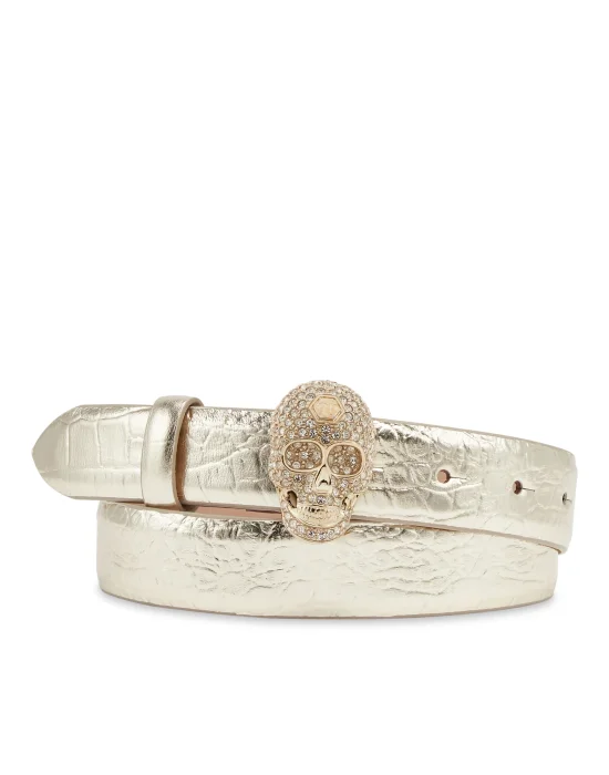 Crocco Printed Belt Skull