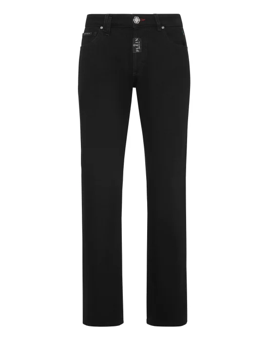 Denim Trousers Super Straight Cut Premium