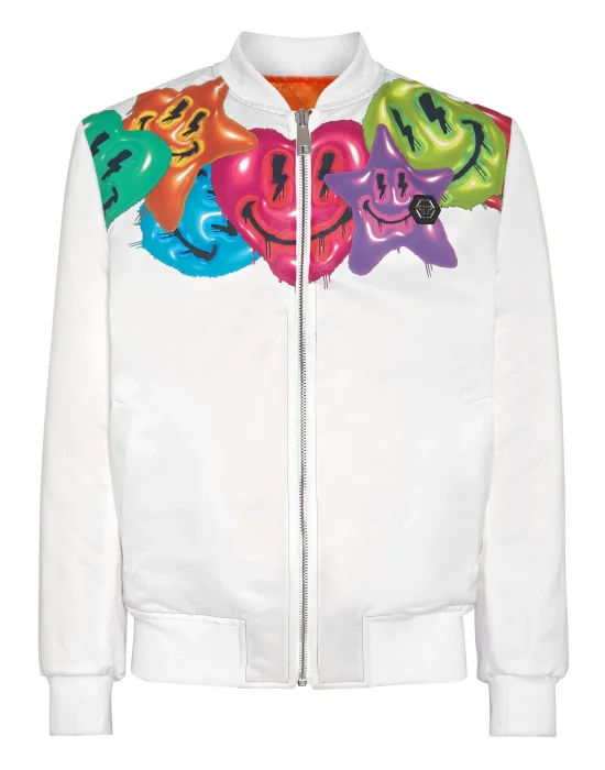 Satin Bomber Smile