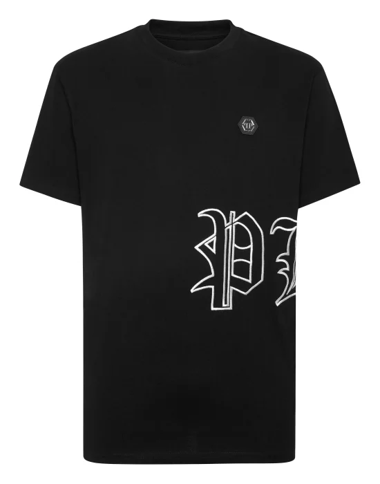 Embroidered T-shirt Round Neck SS