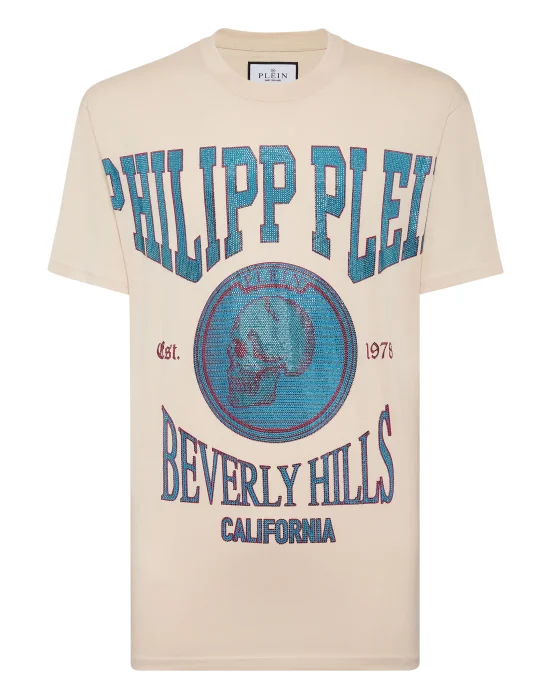 T-shirt Round Neck SS with Crystals