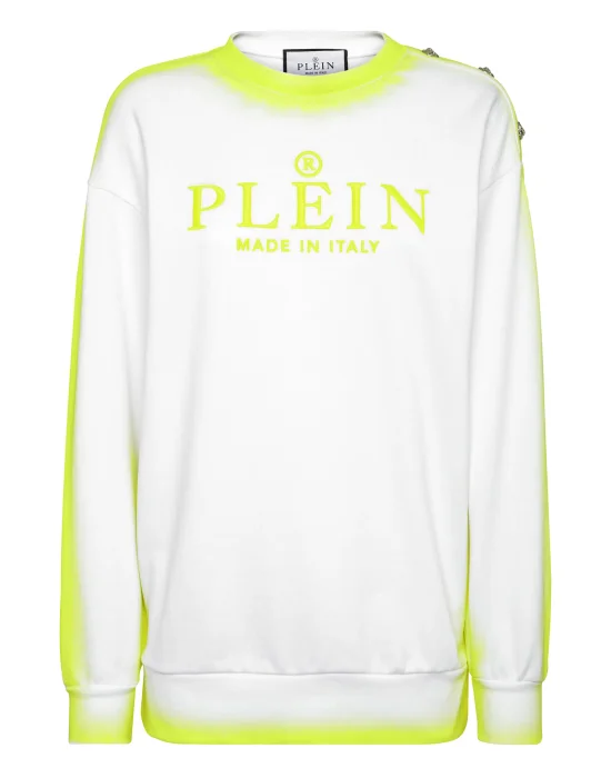 Sweatshirt Round Neck Fluo