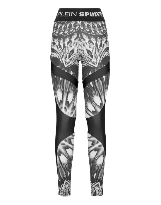 Jogging Leggings Optical Flower