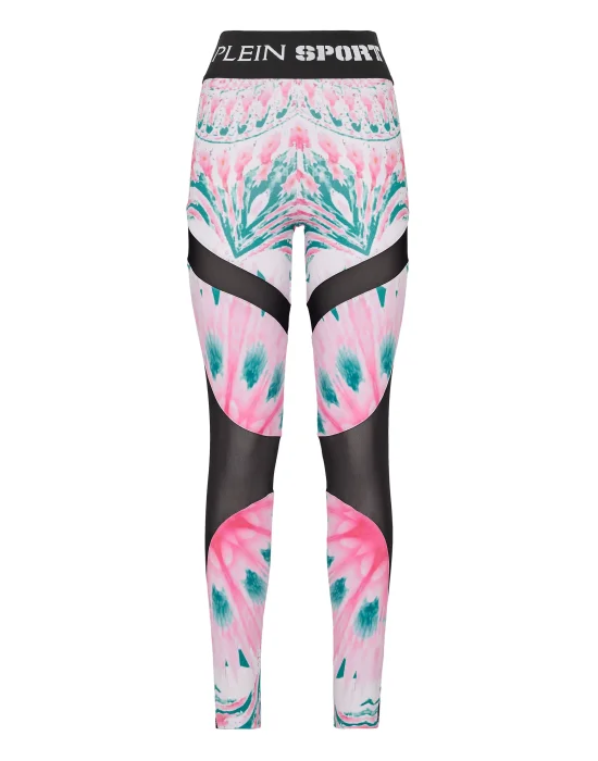 Jogging Leggings Optical Flower