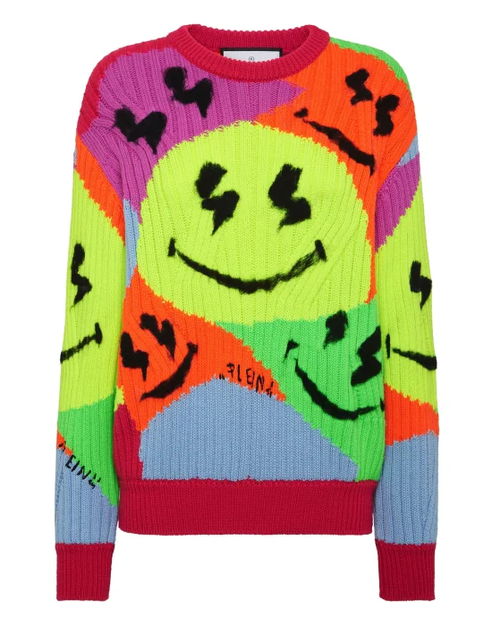Cotton Blend Roundneck Smile