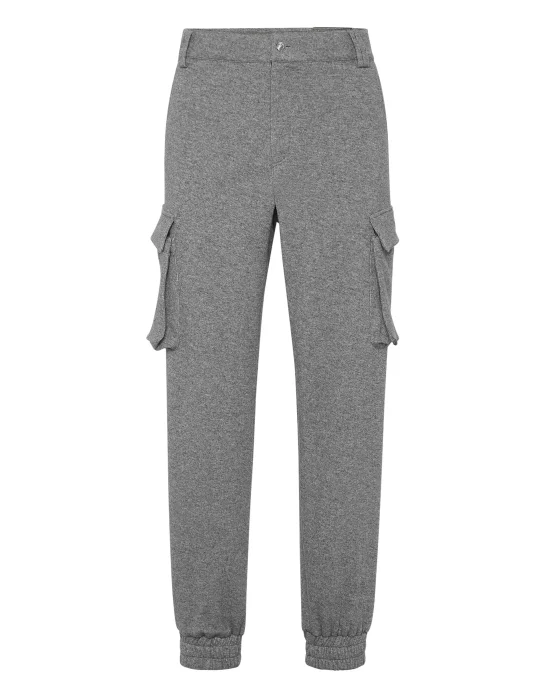 Cashmere Long Trousers Cargo Fit