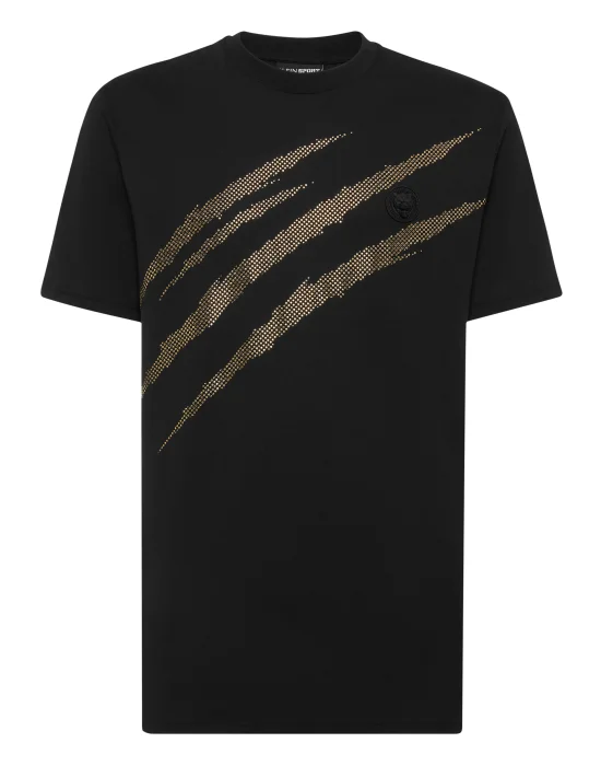 Cotton T-shirt Round Neck SS Lamina Scratch