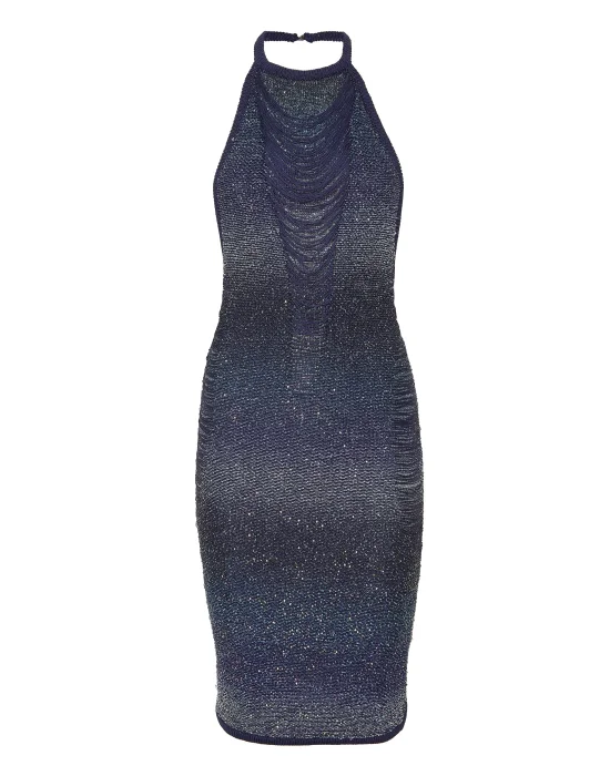 Paillettes Mini Dress Multicutting