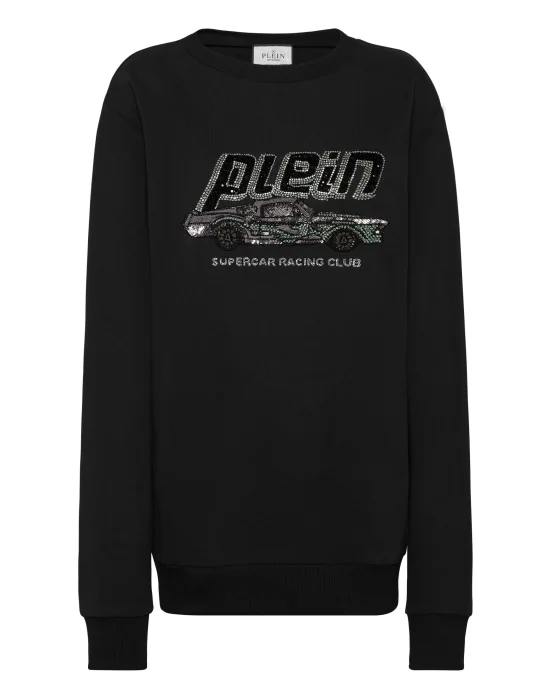 Pullover Round Neck LS Cars Racing