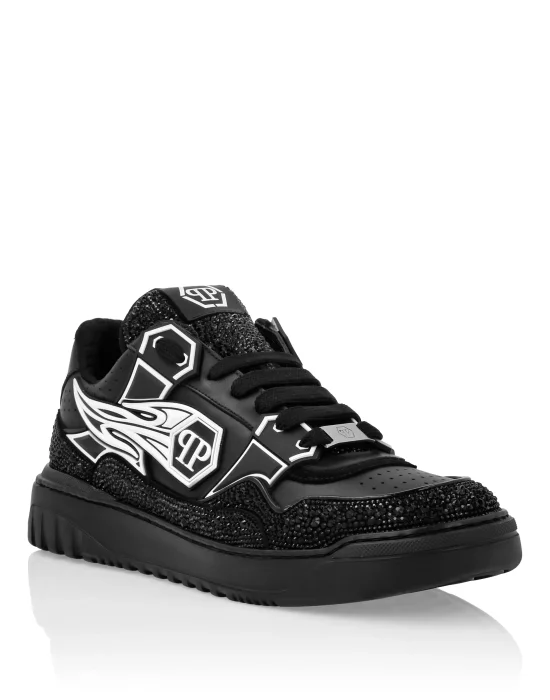 Leather Low-Top Sneakers Moon Walker