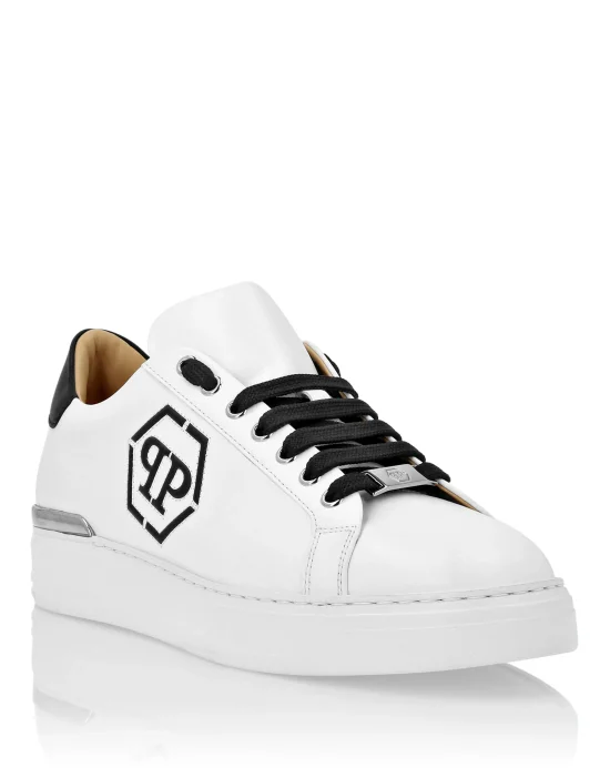 Nappa Leather Lo-Top Sneakers Hexagon