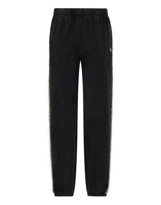 Cotton Joggers Strass