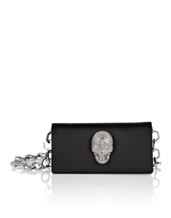 Satin Shoulder Bag Iconic Plein