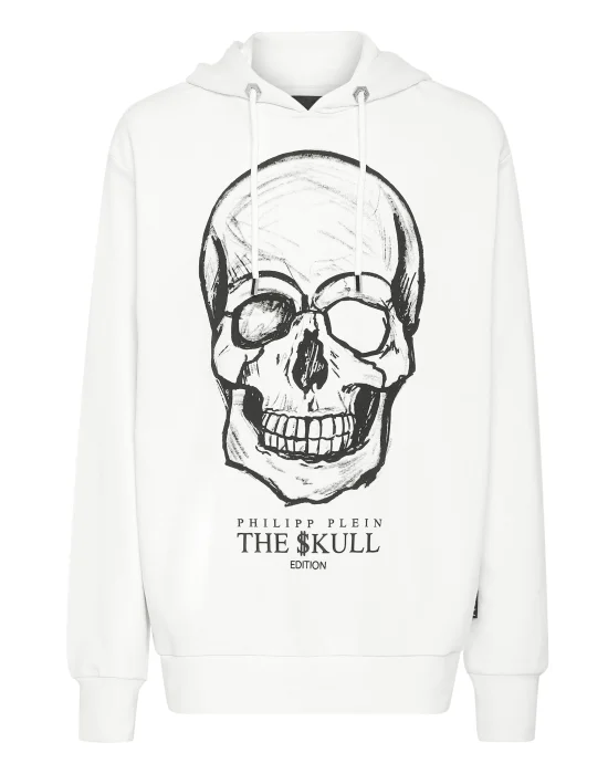 Hoodie sweatshirt print Skull