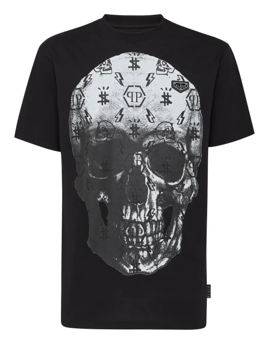 T-shirt Round Neck SS print Skull