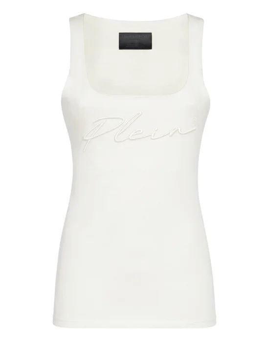 Leisurewear Tank top Embroidery Signature