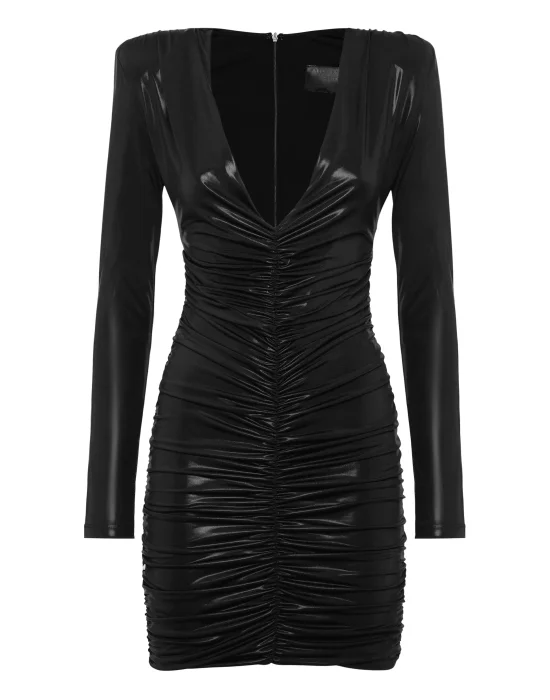 Mini Dress LS Shiny