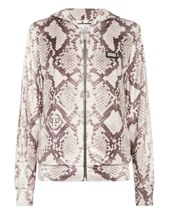 Zip Hoodie All-Over Python