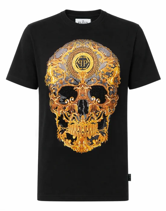 Jersey T-Shirt Skull Baroque