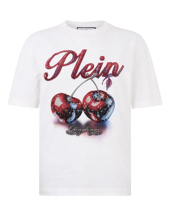 Cherries Strass Man Fit Roundneck T-Shirt SS