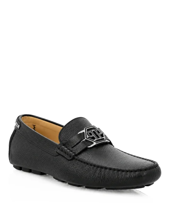 Driver Moccasin Deer Leather Print