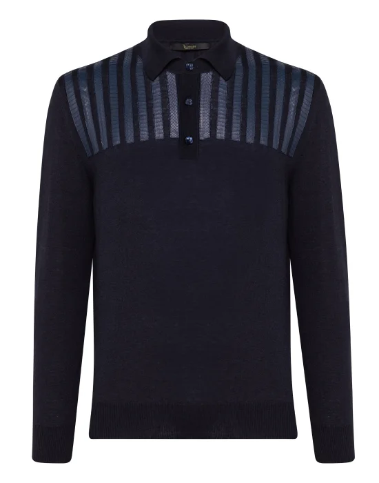 Pullover Polo-Neck LS Luxury