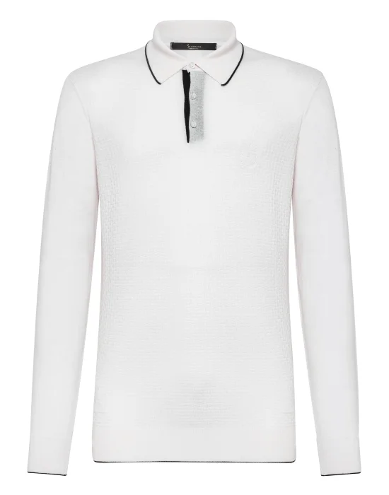 Pullover Polo-Neck LS Crest