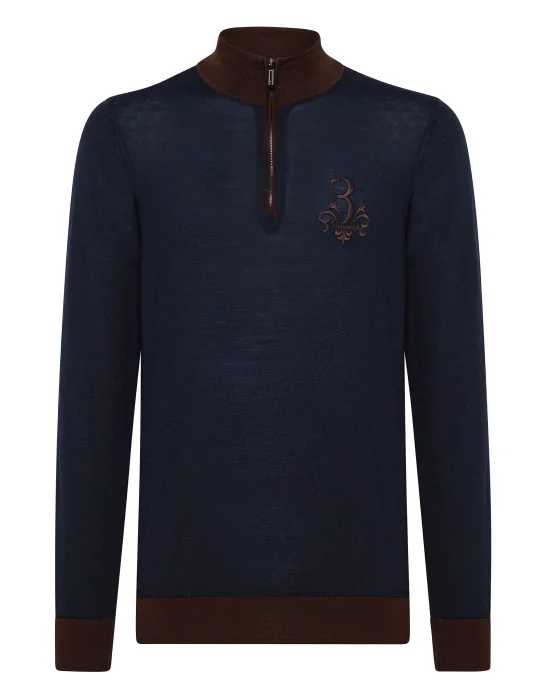 Pullover zip mock Giglio