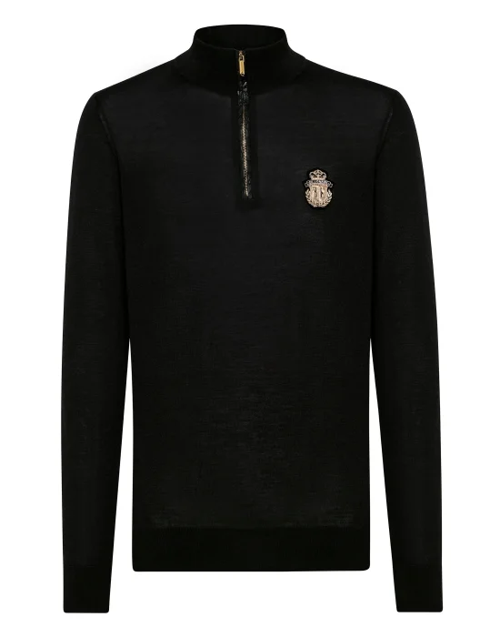Pullover zip mock Giglio