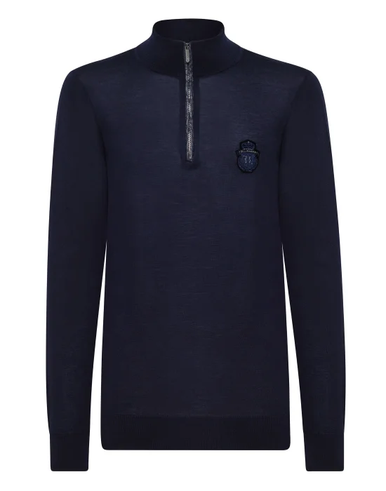 Pullover zip mock Giglio