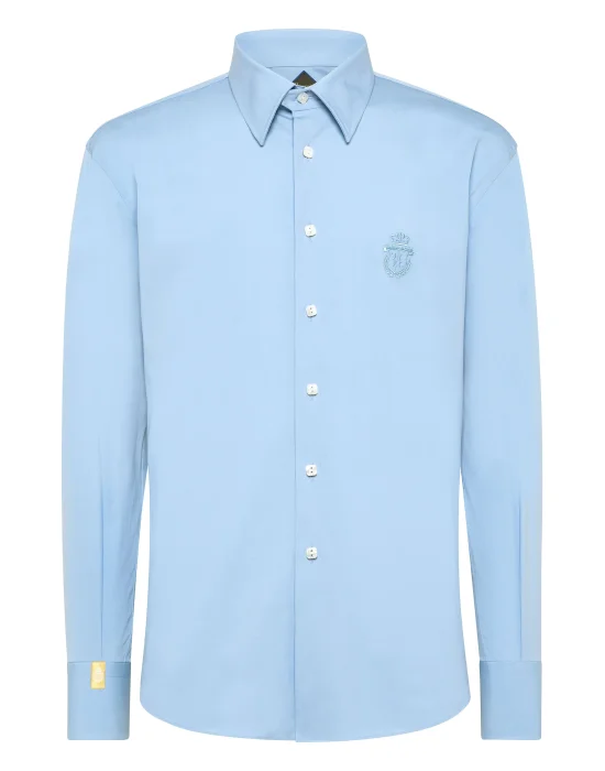 Shirt Gold Cut LS Milano/Multi Crest