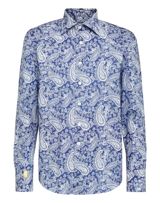 Shirt Gold Cut LS Flavio/Watch Paisley