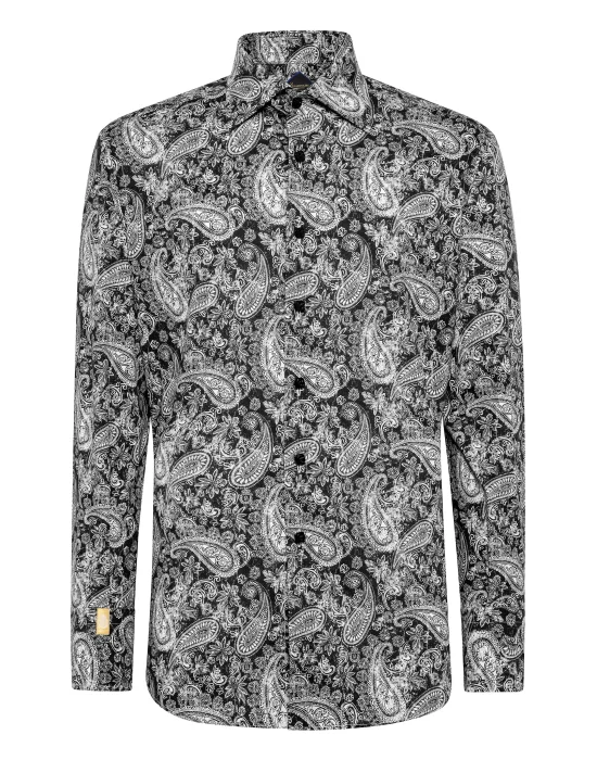 Shirt Gold Cut LS Flavio/Watch Paisley