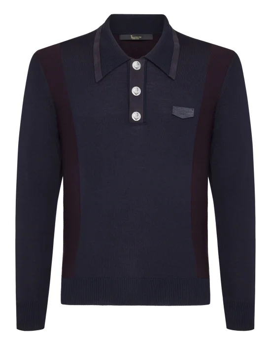 Pullover Polo-Neck LS