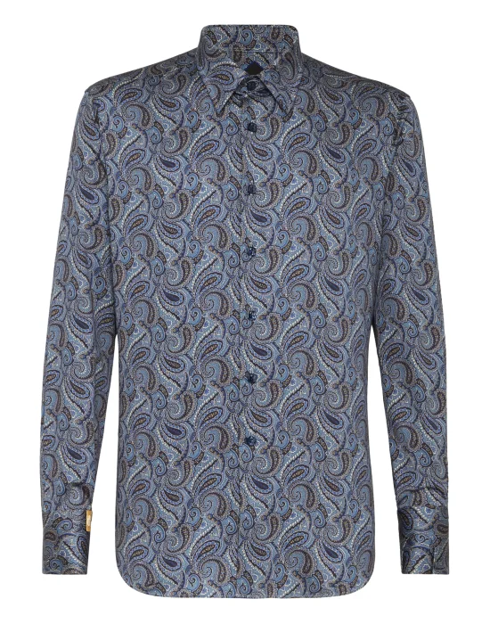 Shirt Gold Cut LS/Milano Paisley