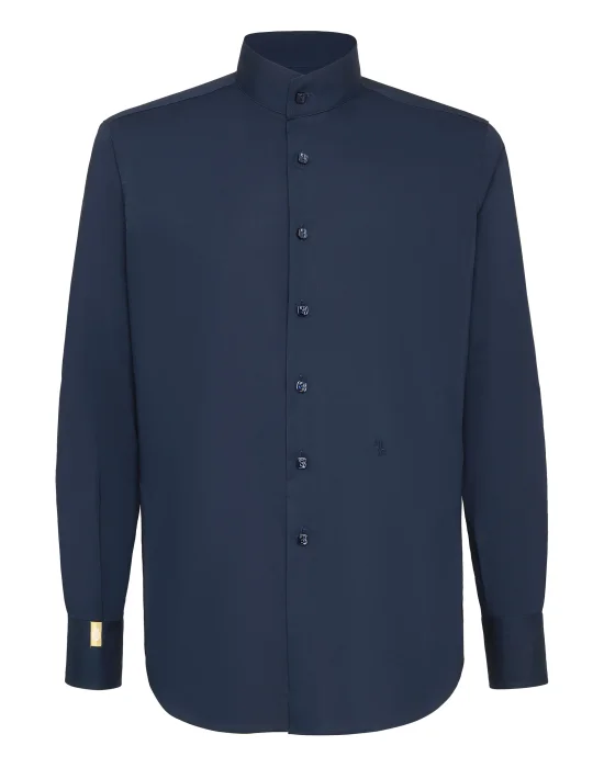 Shirt Silver Cut LS Double B