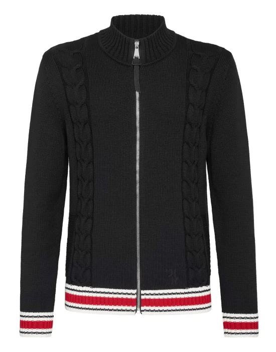 Merino wool Pullover full zip