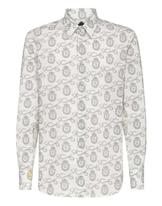 Shirt Silver Cut LS Snake
