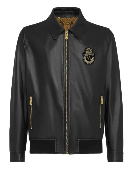 Leather Bomber