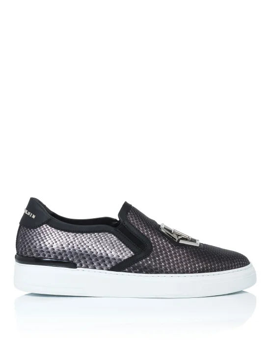 Slip On "skull bronze"