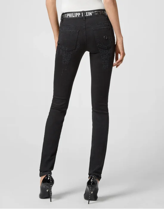 Slim Fit Pinstripe Plein