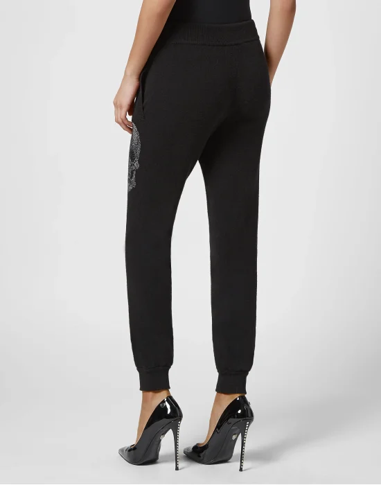 Knit Jogging Trousers Skull